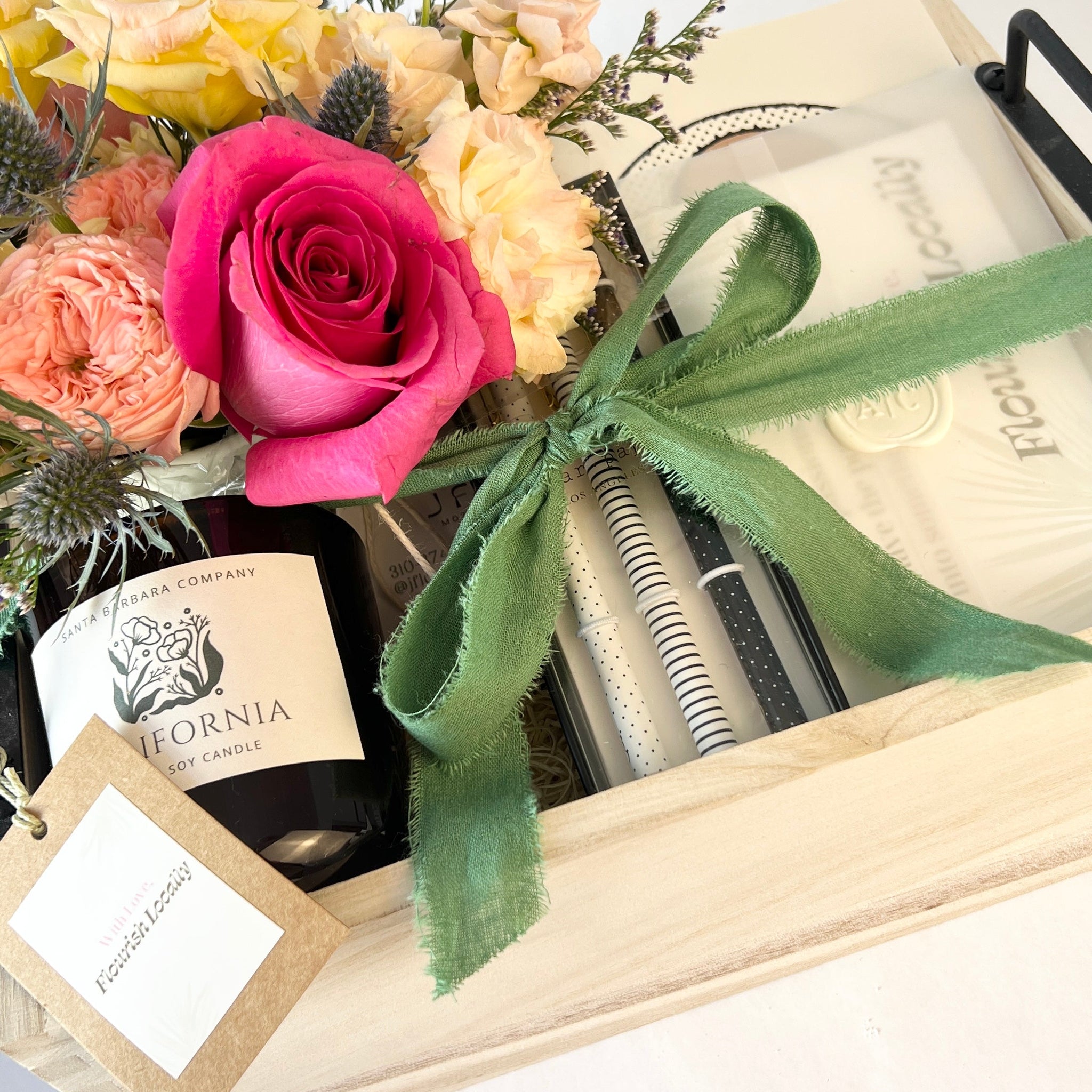 Easter Gift Idea: A Curated Gift Box with Fresh Flowers