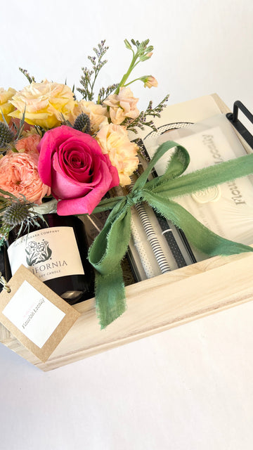 Easter Gift Idea: A Curated Gift Box with Fresh Flowers