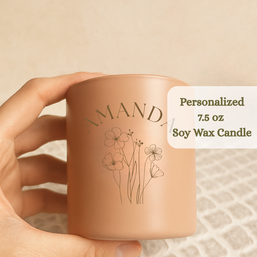 Personalized Bridesmaid Proposal Candle Gift Set