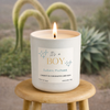 It's A Boy Customized New Baby Boy Candle Gift