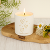 Custom Engraved 'Forever & Always' Hearts Initials Candle