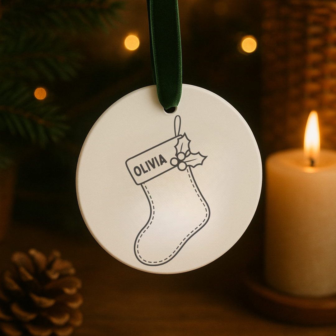 Custom Name Christmas Ornament