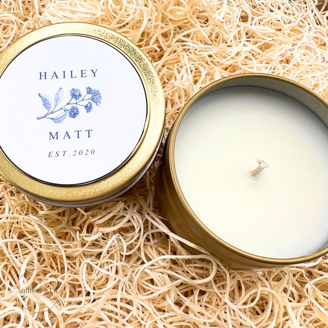 Something Blue Before I do- Set of 10 Bulk Candle Favors