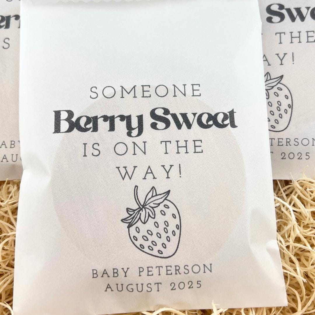 'Someone Berry Sweet Is On The Way' Treat Bags